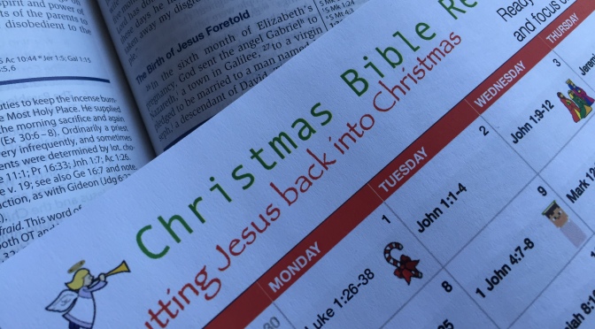 Christmas Bible Reading Plan –  Day 1